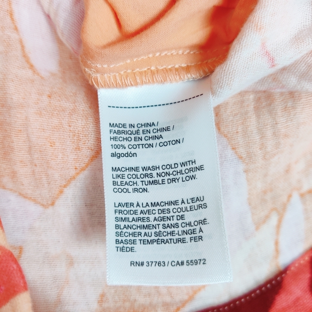 Ella Rafaela Women's 100% Cotton Floral Pull On Shorts NEW Size 2X Retro - Picture 11 of 16